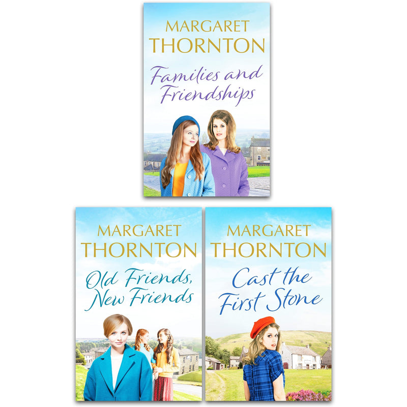 Margaret Thornton: 3-Book Collection (Old Friends, New Friends, Cast the First Stone, Families and Friendships)