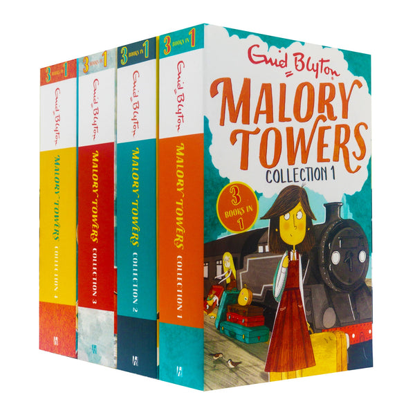 Enid Blyton's Malory Towers: 4 Books, 12 Story Collection (3 Books in 1)