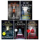 Washington Poe & Avison Fluke Series – 5 Books Collection Set by M.W. Craven (Black Summer, The Puppet Show, The Curator, and More)