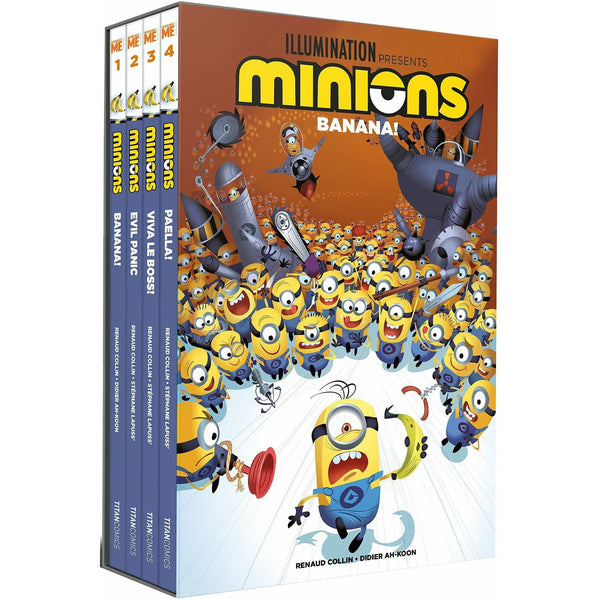 Despicable Me Minions Banana Series: Volumes 1-4 - Graphic Novel Collection Box Set