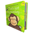 Usborne Touchy-Feely Wild Animals: 4-Book Collection by Fiona Watt (That's Not My Monkey, Tiger, Koala, Kangaroo)