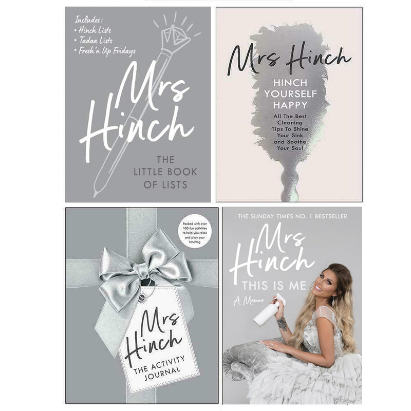 Mrs. Hinch and Nicola Lewis Collection – 4 Books Set (The Activity Journal, Hinch Yourself Happy, This is Me)