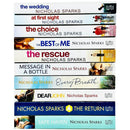 Nicholas Sparks 10-Book Collection (The Wedding, At First Sight, The Choice & More)