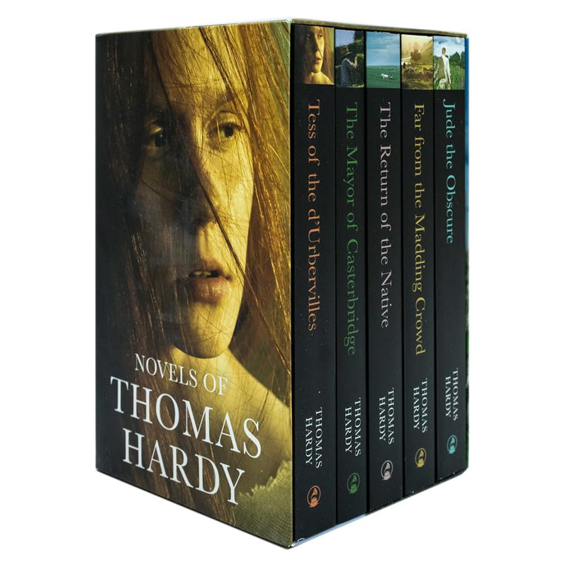 The Novels of Thomas Hardy 5 Books Set (Jude the Obscure, Tess of the d'Urbervilles, The Return of the Native, The Mayor of Casterbridge, Far from the Madding Crowd)