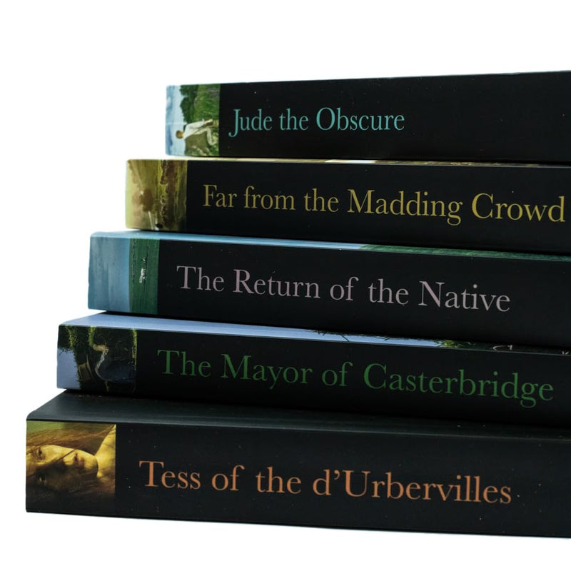 The Novels of Thomas Hardy 5 Books Set (Jude the Obscure, Tess of the d'Urbervilles, The Return of the Native, The Mayor of Casterbridge, Far from the Madding Crowd)