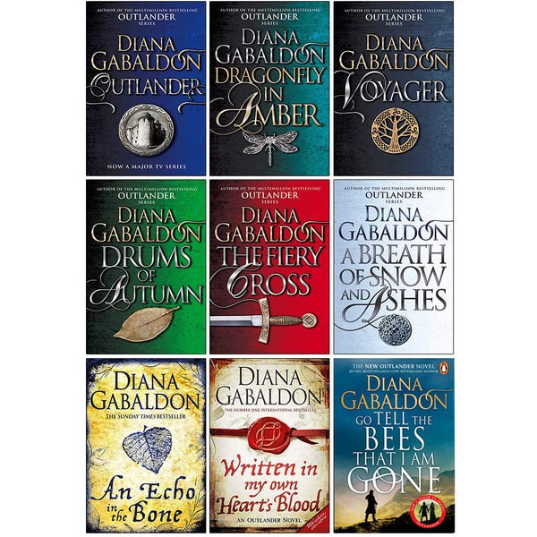 Diana Gabaldon's Outlander Series: 9-Book Collection (Including Outlander, Dragonfly in Amber, Voyager, Drums of Autumn, Fiery Cross, Breath of Snow & MORE)