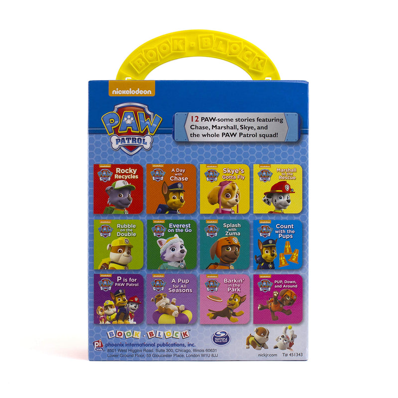 Nickelodeon Paw Patrol My First Library Board Book Block 12 Book Set