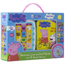 Peppa Pig Electronic Me Reader Jr. and 8 Look and Find Sound Book Library