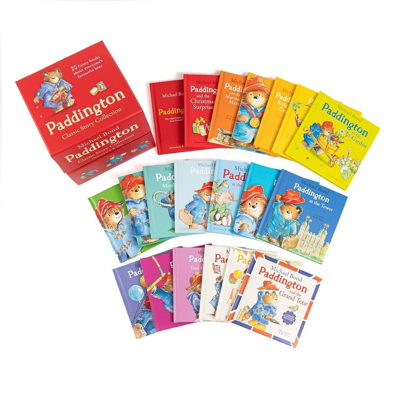 Paddington Classic Story Collection: 20 Books Box Set by Michael Bond (Including Paddington at the Zoo, Paddington at St Paul's, and more)