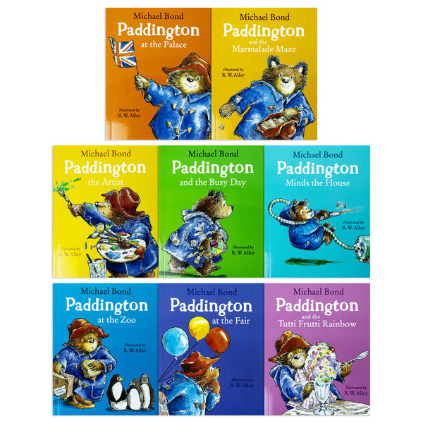 Michael Bond Paddingtons Suitcase 8 Picture Books Collection Set