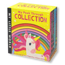 My Little World Peek Through 5-Book Box Set (Big Fish Little Fish, Flamingo, I Love My Mummy, Kiss, Unicorn - Series 1)