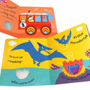 My Little World Peek Through Collection 5 Books Box Set Dino, Moo, Zoom, Roar, Hoot (Series 2)