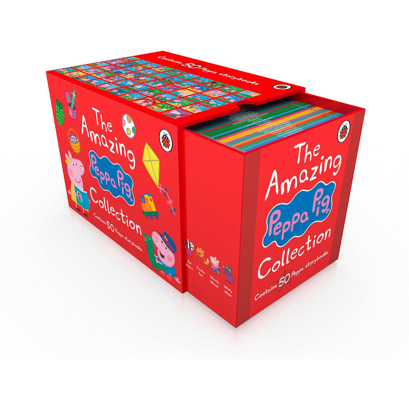 Peppa Pig 50-Book Collection (Red Box Edition)