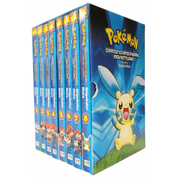 Pokémon Diamond and Pearl Adventure: Complete 8-Book Collection Box Set (Volumes 1-8)