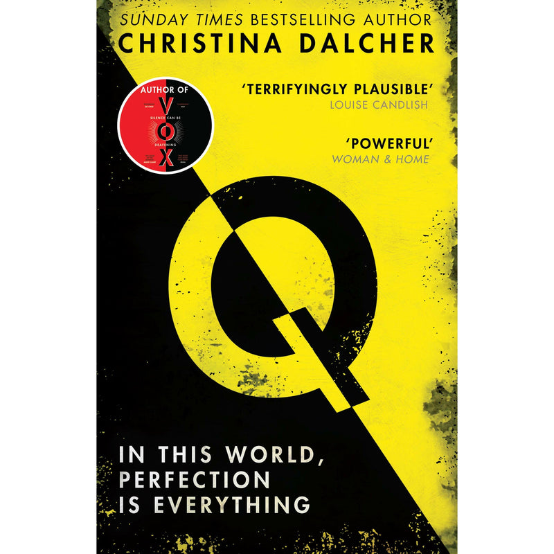 Christina Dalcher 2 Books Collection Set (Vox &amp; Q) Sunday Times Best Sellers