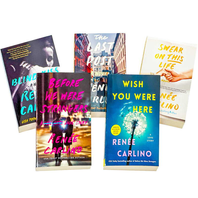 Renee Carlino 5 Books Collection Set (The Last Post, Before We Were Strangers, Swear On This Life, Blind Kiss & Wish You Were Here)