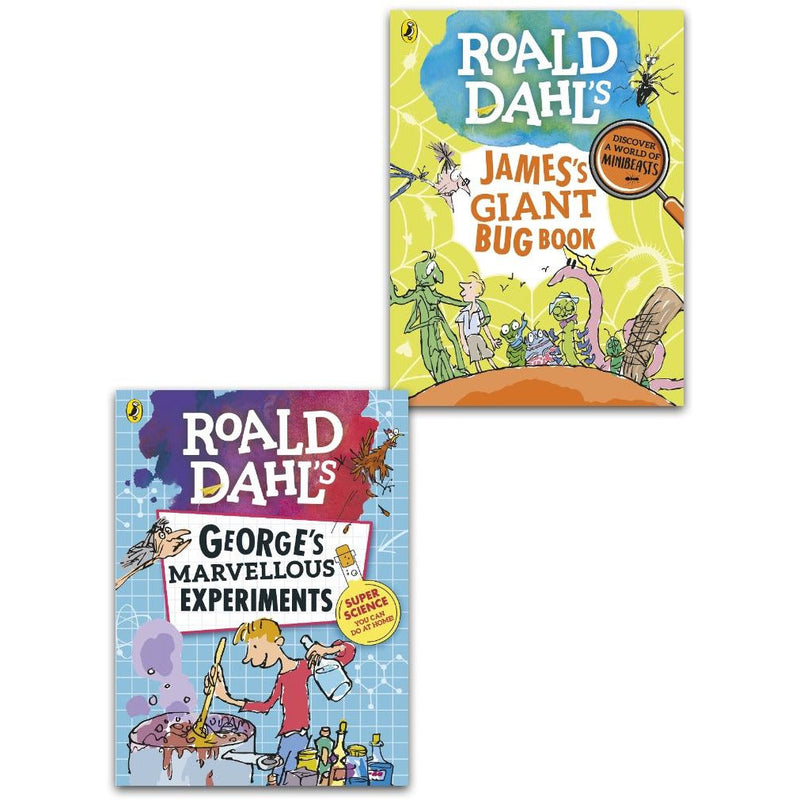 Roald Dahl Collection: 2 Books Set (Including James and the Giant Peach and George's Marvellous Medicine)