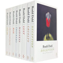 Roald Dahl: 8 Books Collection Set (Deception, Madness, Cruelty, Lust, Innocence, Fear, War)