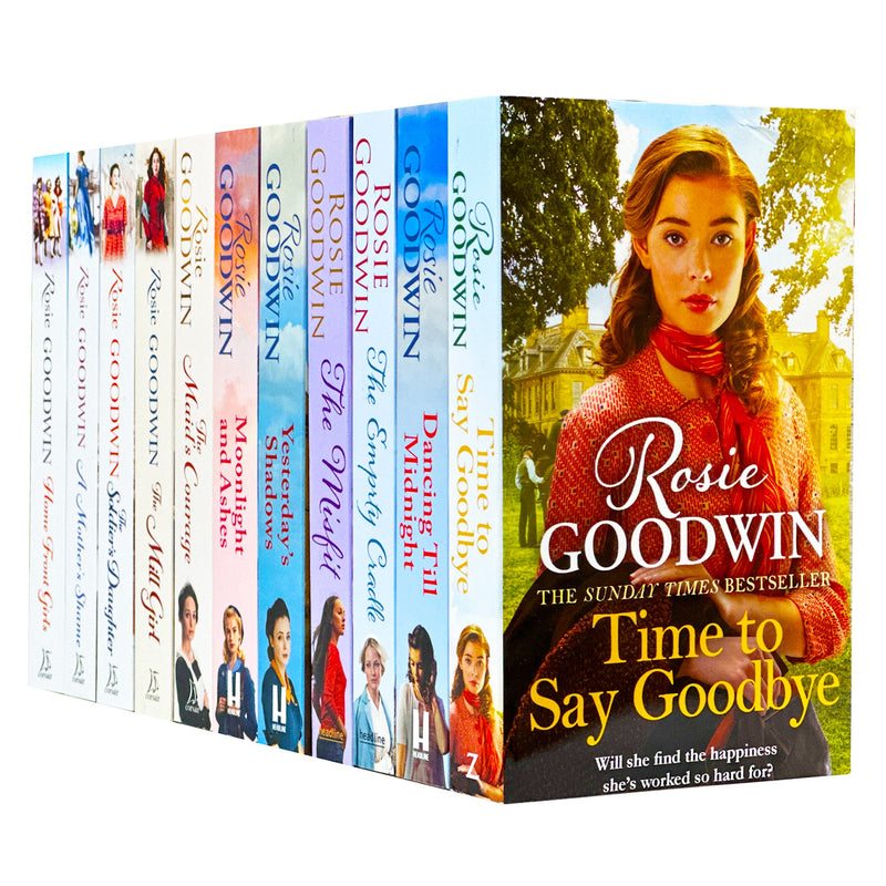 Rosie Goodwin 11 Books Collection Set (Dancing Till Midnight, Yesterday's Shadows, Moonlight and Ashes & MORE)