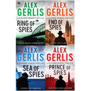 Alex Gerlis - Richard Prince Thrillers - 4 Books Collection Set (Prince of Spies, Ring of Spies, Sea of Spies, End of Spies)