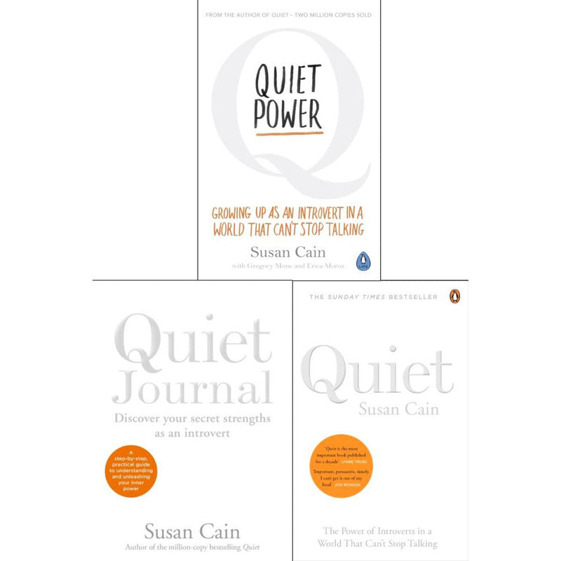 Susan Cain: 3-Book Collection (Including Quiet, Quiet Power, and Quiet Journal)