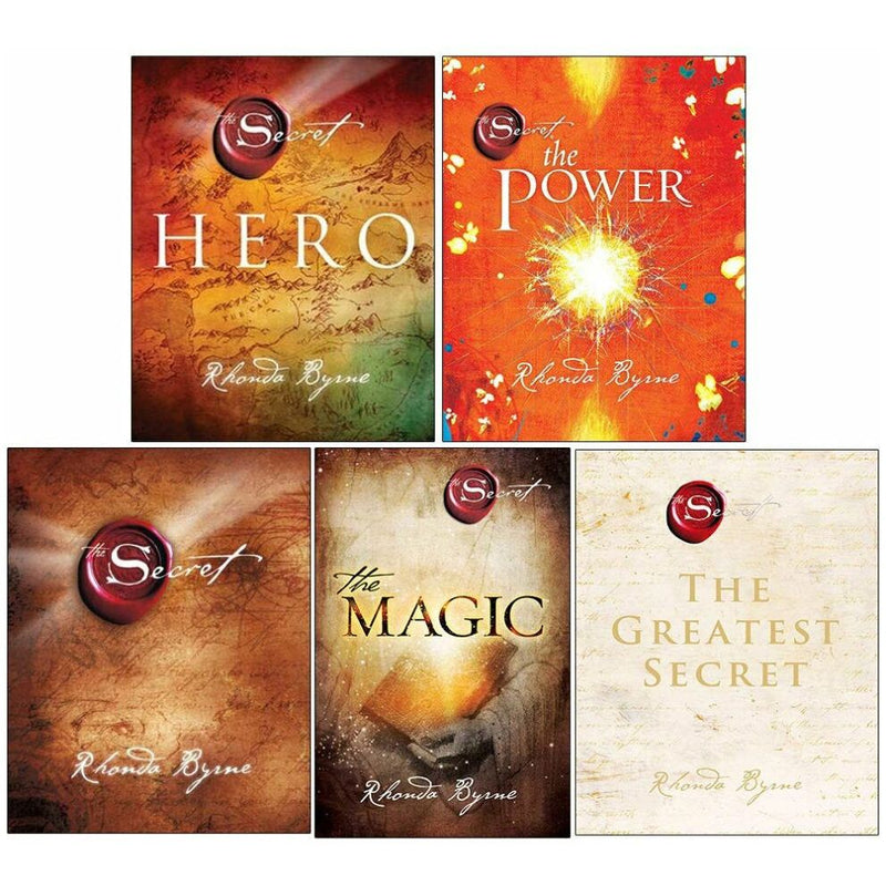 Rhonda Byrne's The Secret Series: 5-Book Collection (Hero, The Power, The Secret, The Magic, The Greatest Secret)