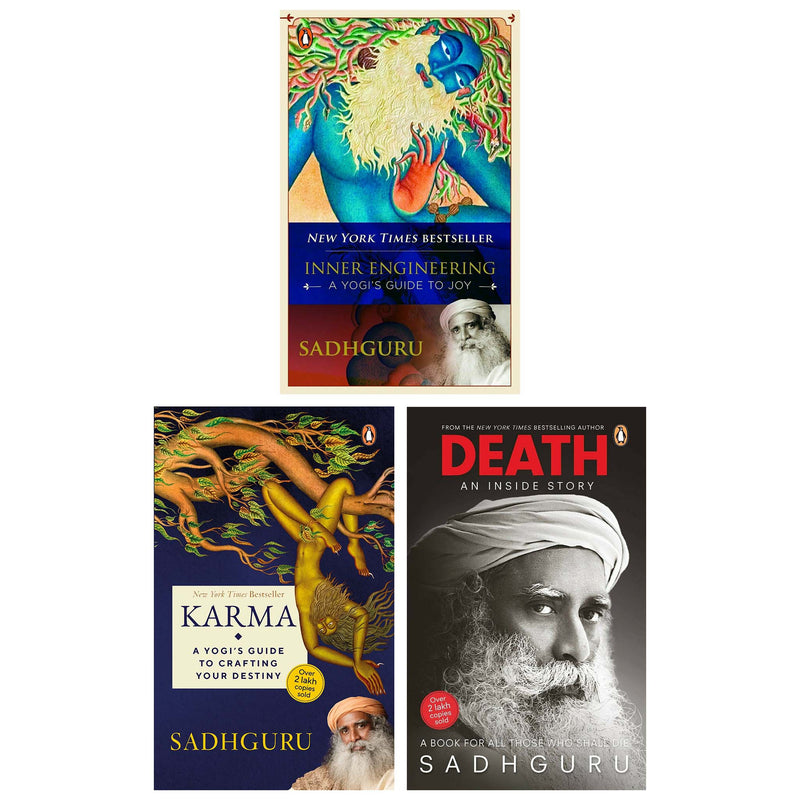 Sadhguru: A Yogi's Guide - 3-Book Collection (Inner Engineering, Karma, Death)