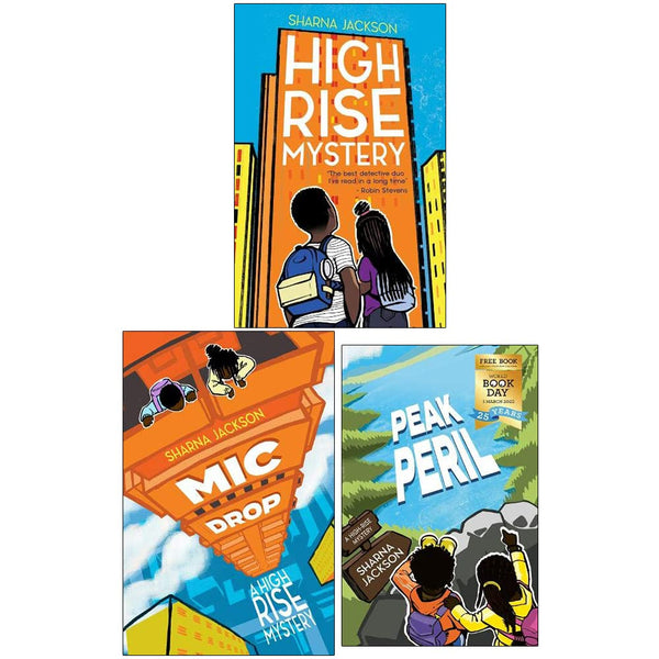 High-Rise Mystery: Sharna Jackson's 3-Book Collection (High-Rise Mystery, Mic Drop, Peak Peril World Book Day)