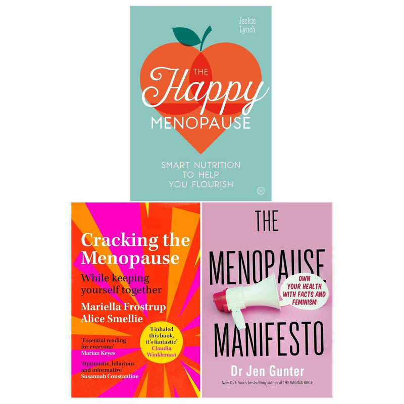 Menopause Manifesto, Cracking the Menopause and The Happy Menopause 3 Books Collection Set