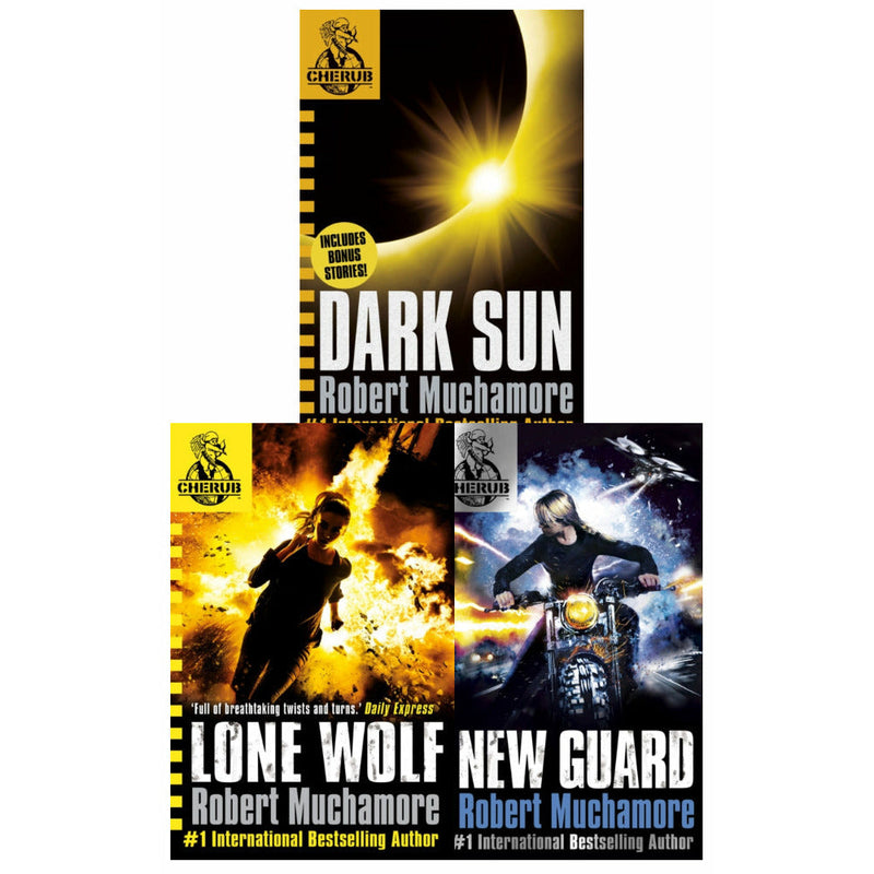 Robert Muchamore's Cherub Series: 3-Book Collection (New Guard, Lone Wolf, Dark Sun)