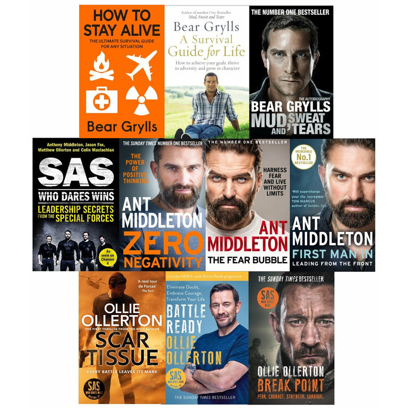 SAS Survival Guide for Life: 10-Book Collection by Bear Grylls, Ant Middleton, and Ollie Ollerton