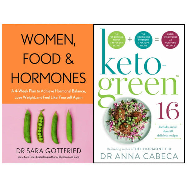 Women, Food and Hormones & Keto-Green 16: 2-Book Collection by Anna Cabeca & Sara Gottfried