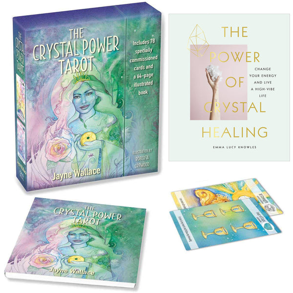 Crystal Healing & Tarot Collection: Power of Mind, Body, and Spirit by Jayne Wallace & Emma Lucy Knowles