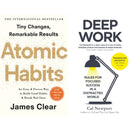 Deep Work and Atomic Habits: 2-Book Collection by James Clear & Cal Newport