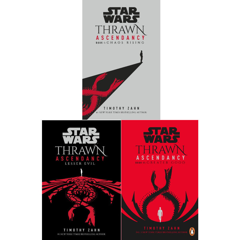 Star Wars: Thrawn Ascendancy 1-3 Books Collection Set by Timothy Zahn (Chaos Rising, Greater Good, Lesser Evil)