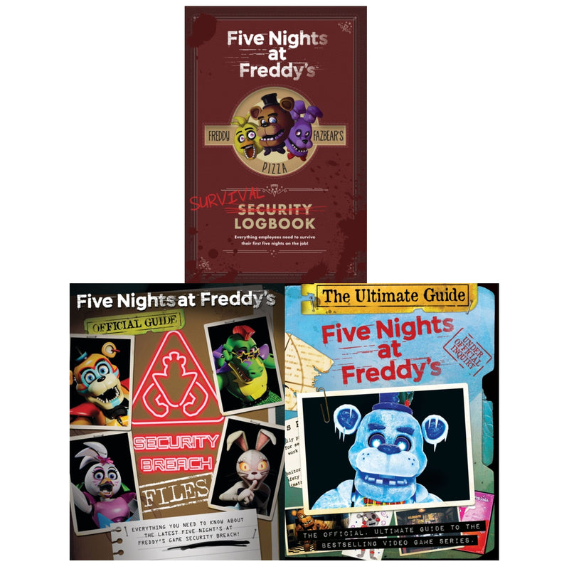 Five Nights at Freddy’s 3-Book Collection: Survival Logbook, Ultimate Guide, Security Breach Files