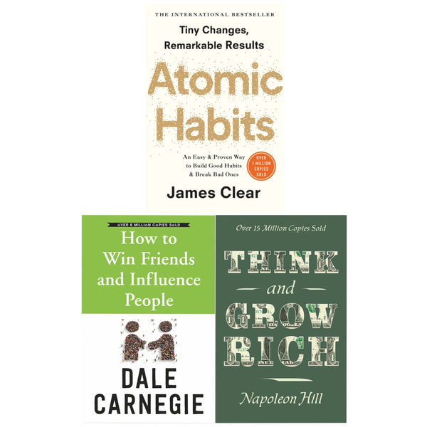 Atomic Habits & Self-Improvement Trio: 3-Book Set