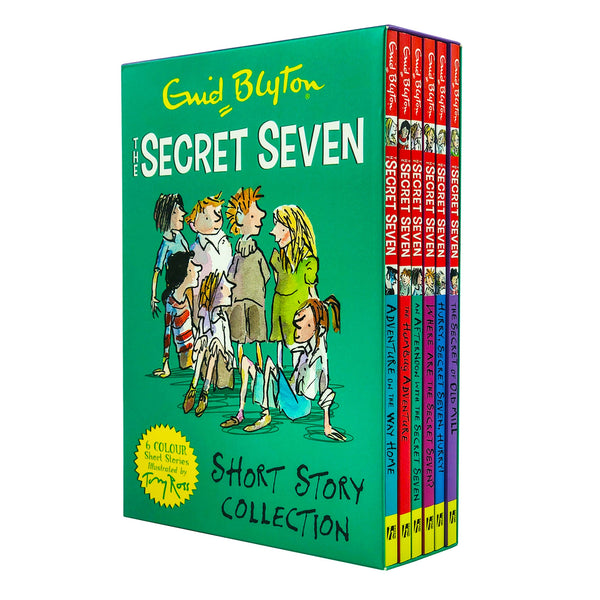 Enid Blyton's The Secret Seven: A 6-Book Short Story Collection (Adventure on the Way Home, The Humbug Adventure, and More!)