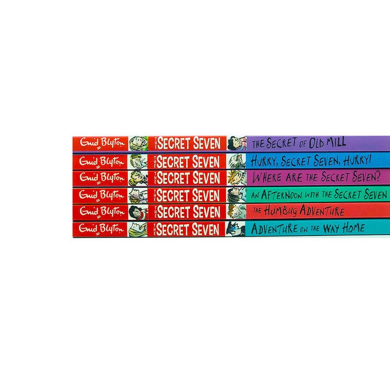 Enid Blyton's The Secret Seven: A 6-Book Short Story Collection (Adventure on the Way Home, The Humbug Adventure, and More!)