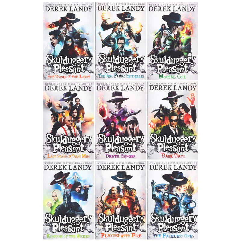 Skulduggery Pleasant Derek Landy 9 Books Collection Set