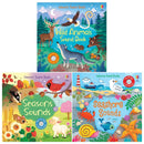 Usborne Sound Books Collection 3 Books Set (Seasons Sounds, Wild Animal Sounds, Seashore Sounds)