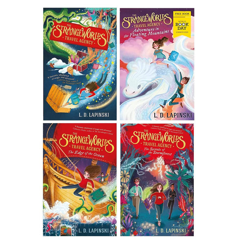 Strangeworlds Travel Agency Series: 4-Book Collection (Including World Book Day) by L.D. Lapinski (The Strangeworlds Travel Agency, The Edge of the Ocean, and more)