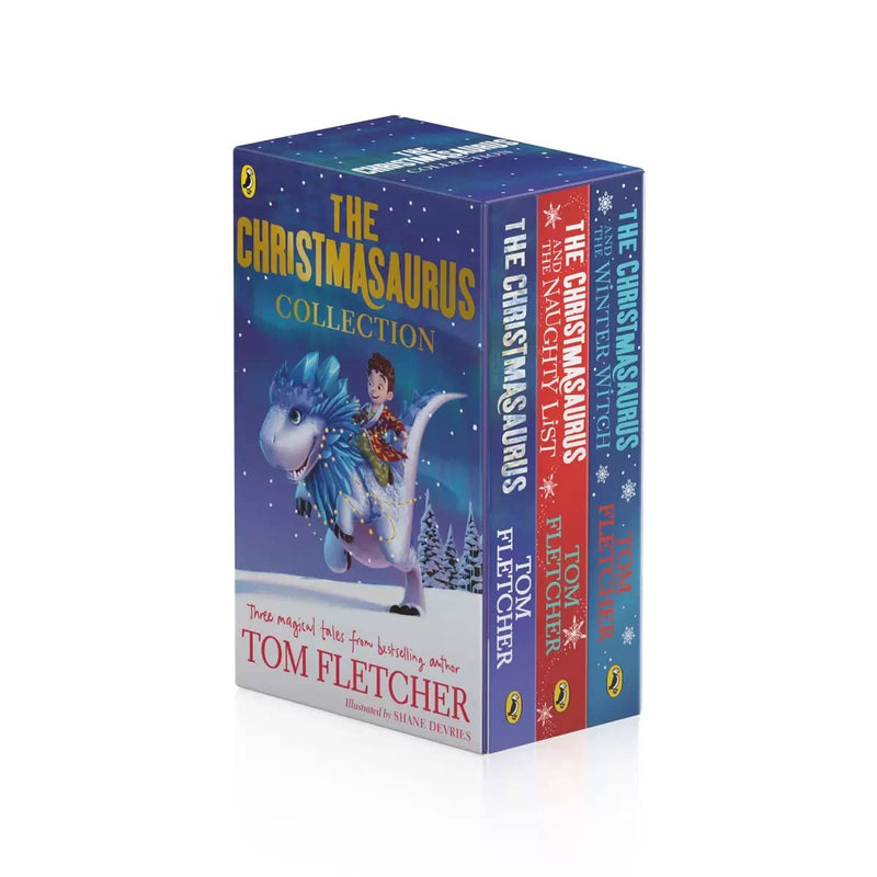 The Christmasaurus Trilogy: 3-Book Set by Tom Fletcher (The Christmasaurus, The Naughty List, The Winter Witch)