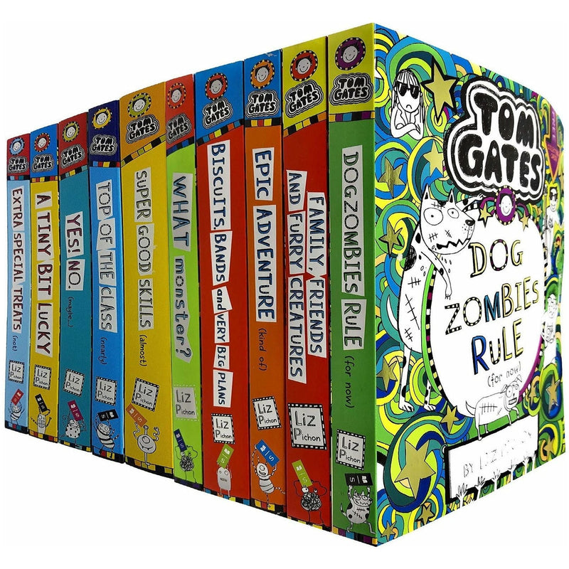 Tom Gates Series 2 and 3 – 10 Books Collection Set by Liz Pichon