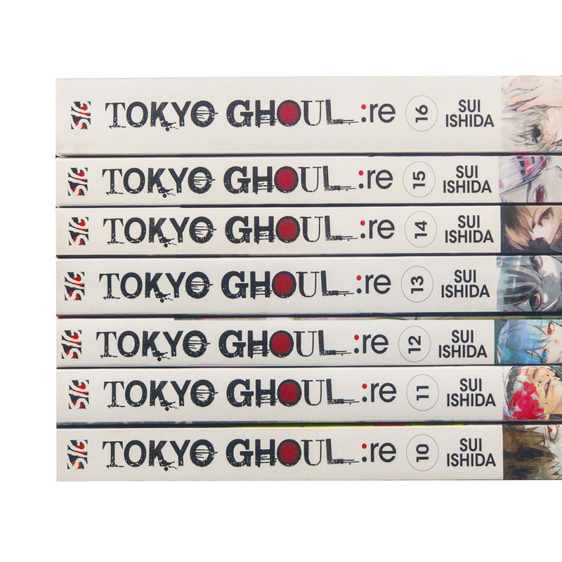 Tokyo Ghoul Re Series: Volumes 10-16 Collection (7 Books Set) by Sui Ishida