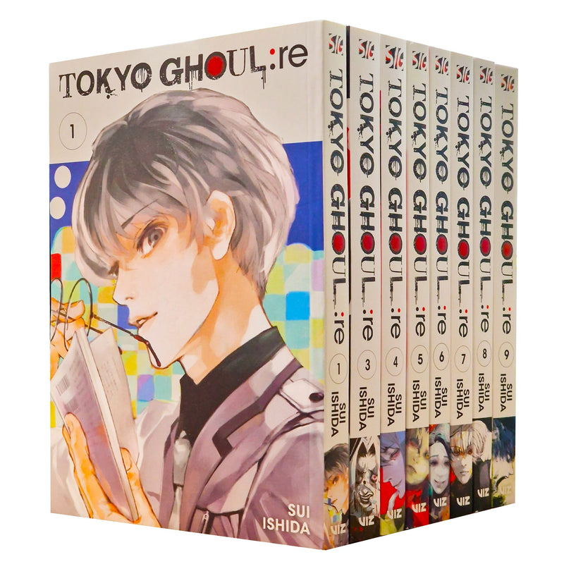 Tokyo Ghoul Re Series: Volumes 1-9 Collection (8 Books Set) by Sui Ishida