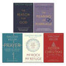 Timothy Keller Collection: 5 Books Set (Hidden Christmas, Prayer, My Rock; My Refuge, The Reason for God, & The Meaning of Marriage)