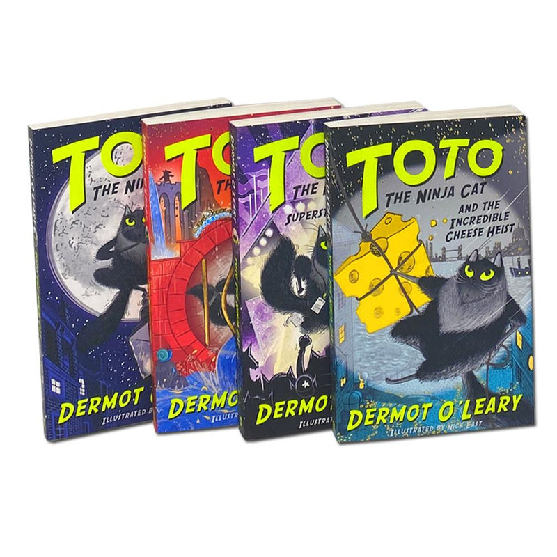 Toto the Ninja Cat: 4-Book Series Collection by Dermot O'Leary