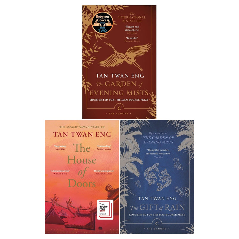 Tan Twan Eng Collection 3 Books Set (The Gift of Rain, The Garden of Evening Mists & The House of Doors)