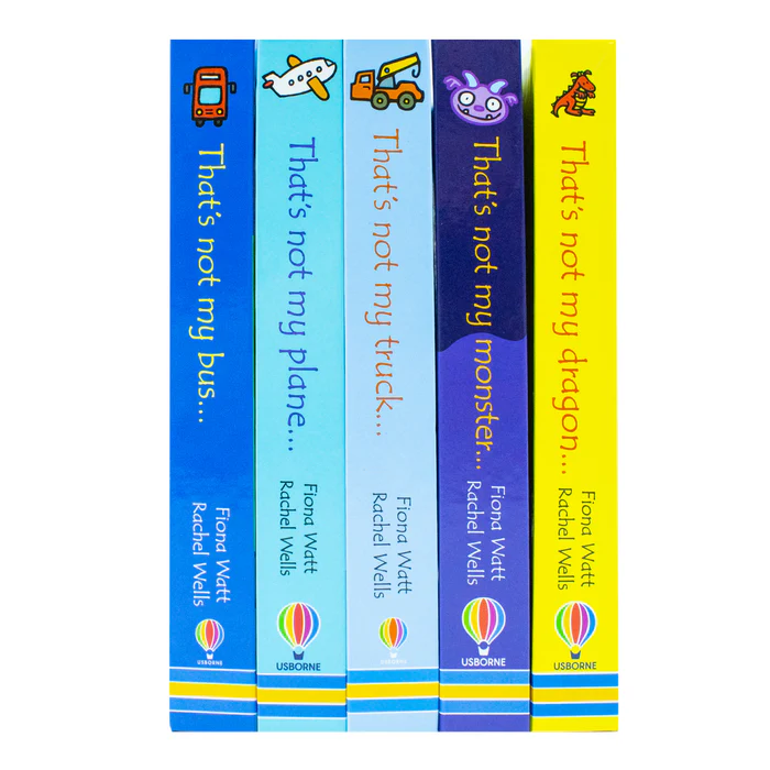 Usborne Touchy-Feely Books That's Not my... Collection 2: 5 Books Set (Truck, Plane, Monster, Dragon, Bus)